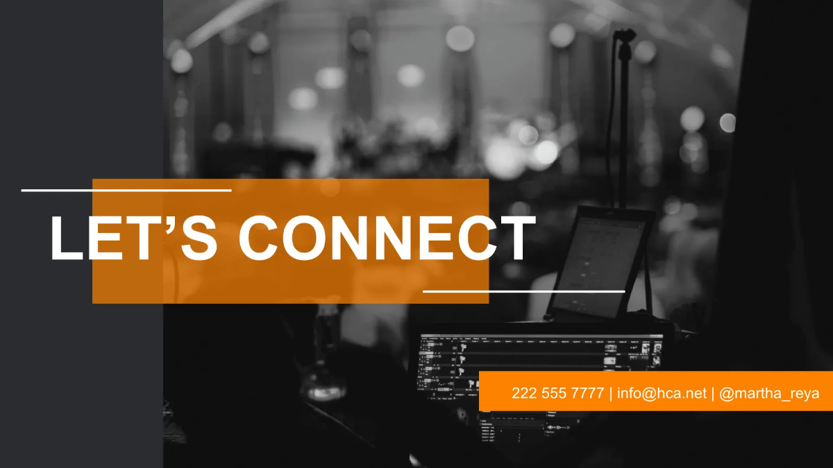 Free Event Agency presentation Template to Edit Online