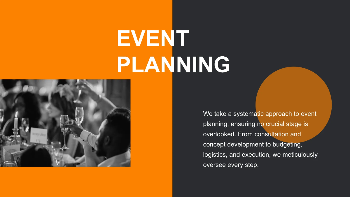 Free Event Agency presentation Template to Edit Online