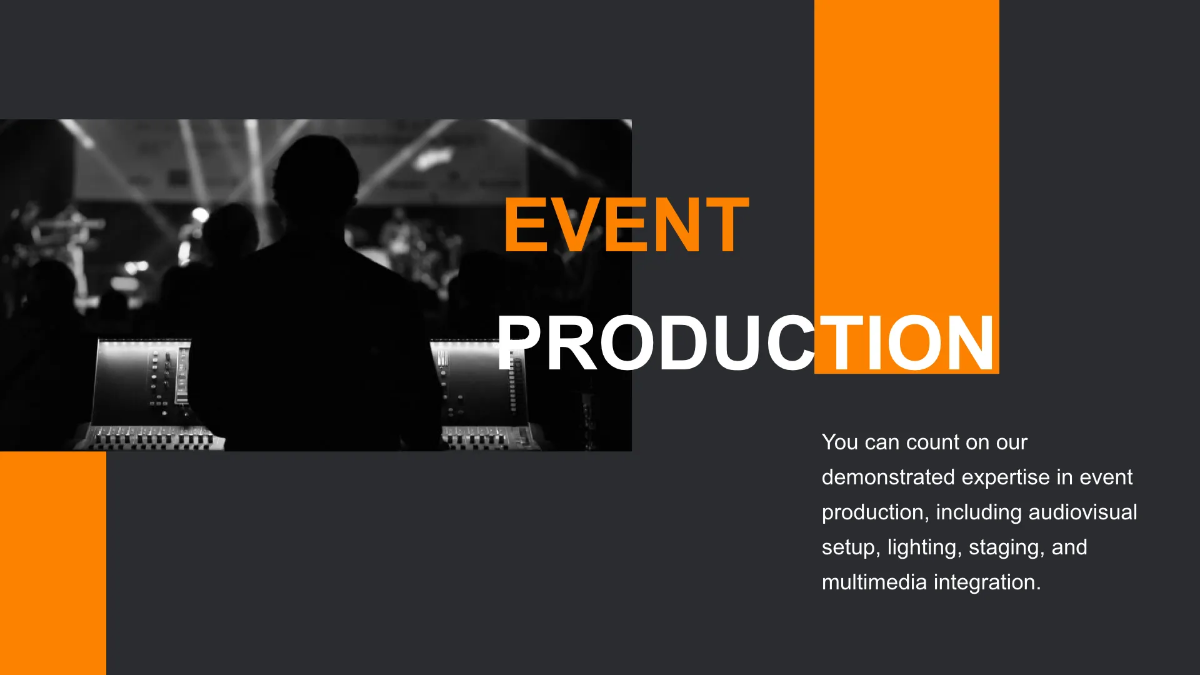 Free Event Agency presentation Template to Edit Online