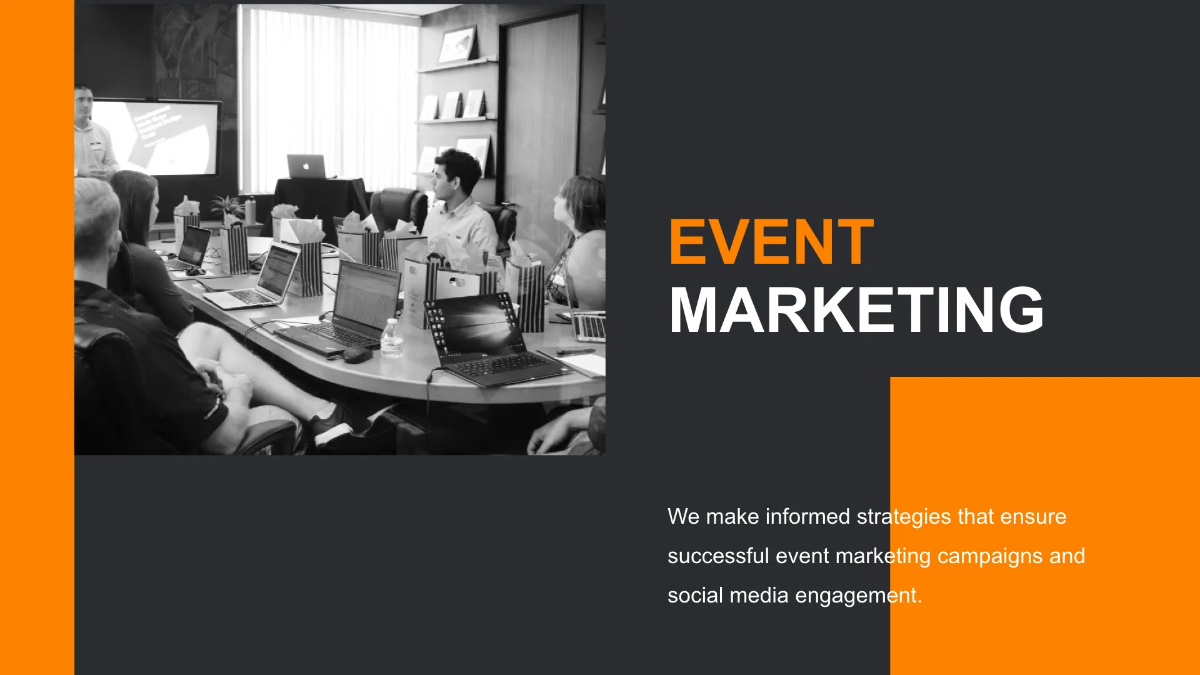 Free Event Agency presentation Template to Edit Online