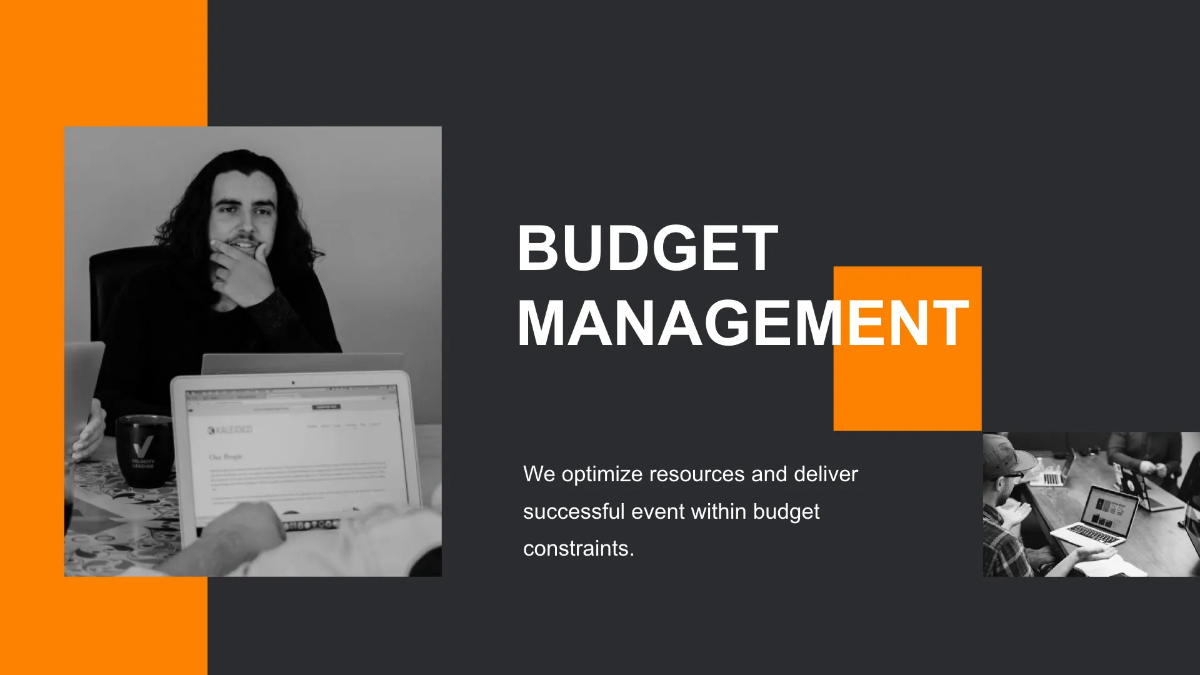 Free Event Agency presentation Template to Edit Online