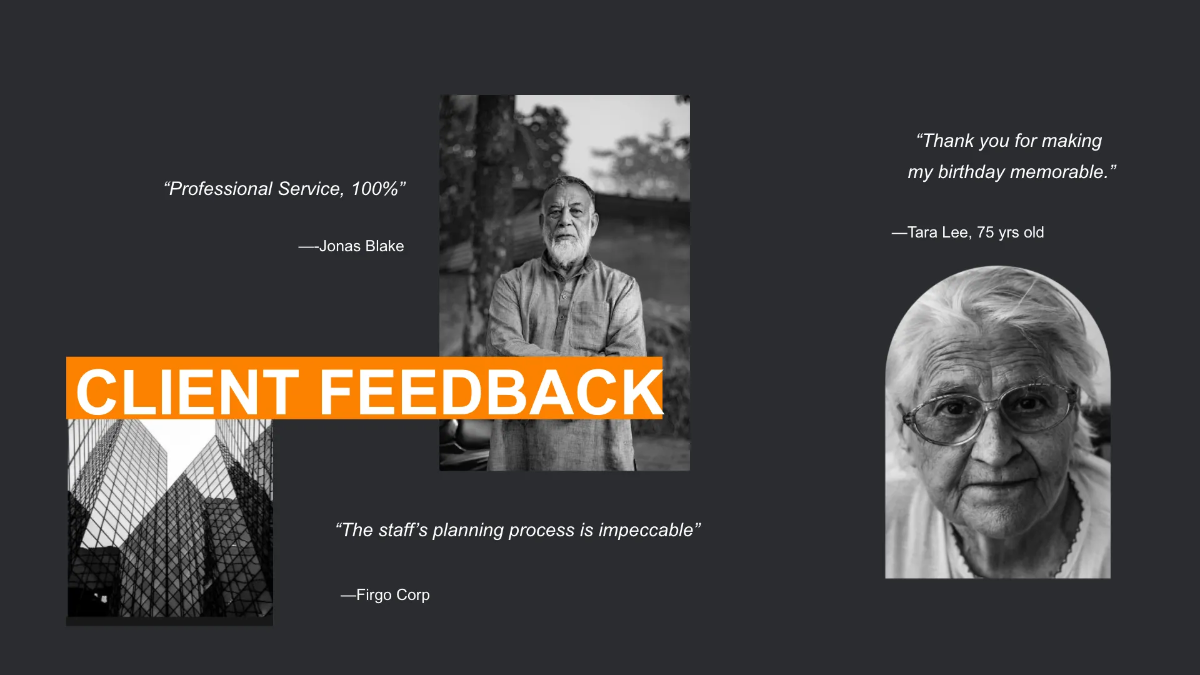 Free Event Agency presentation Template to Edit Online