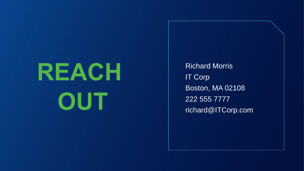 Free IT Services and Consulting Business  Structure Presentation Template to Edit Online