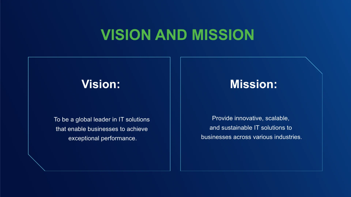 Free IT Services and Consulting Business  Structure Presentation Template to Edit Online