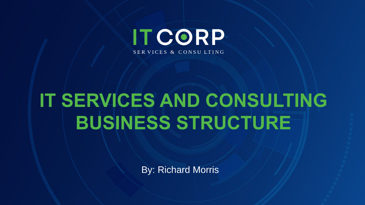 IT Services and Consulting Business  Structure Presentation Template