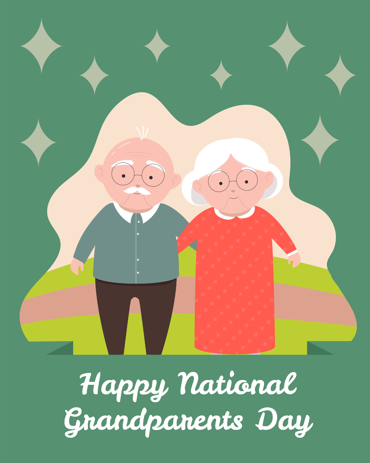National Grandparents Day Facebook Post Template