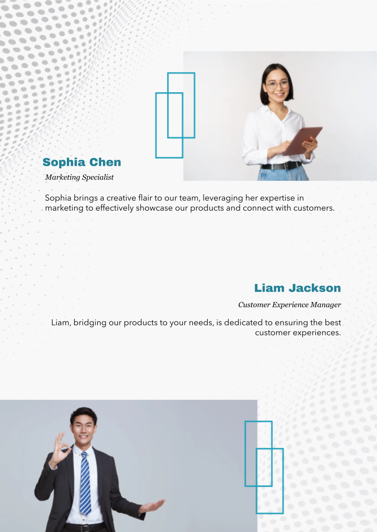 Free Company Catalog Bio Template to Edit Online
