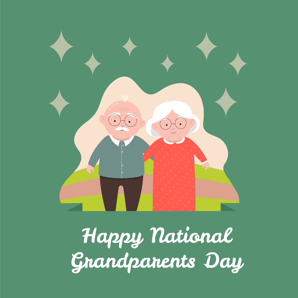 National Grandparents Day Instagram Post Template