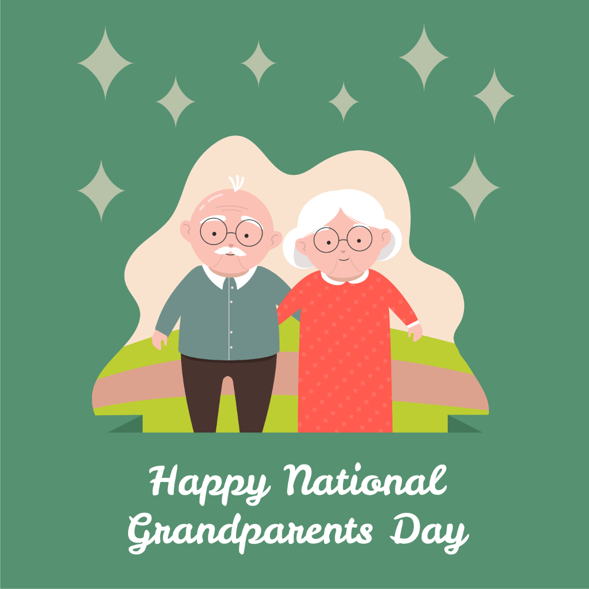 National Grandparents Day WhatsApp Post