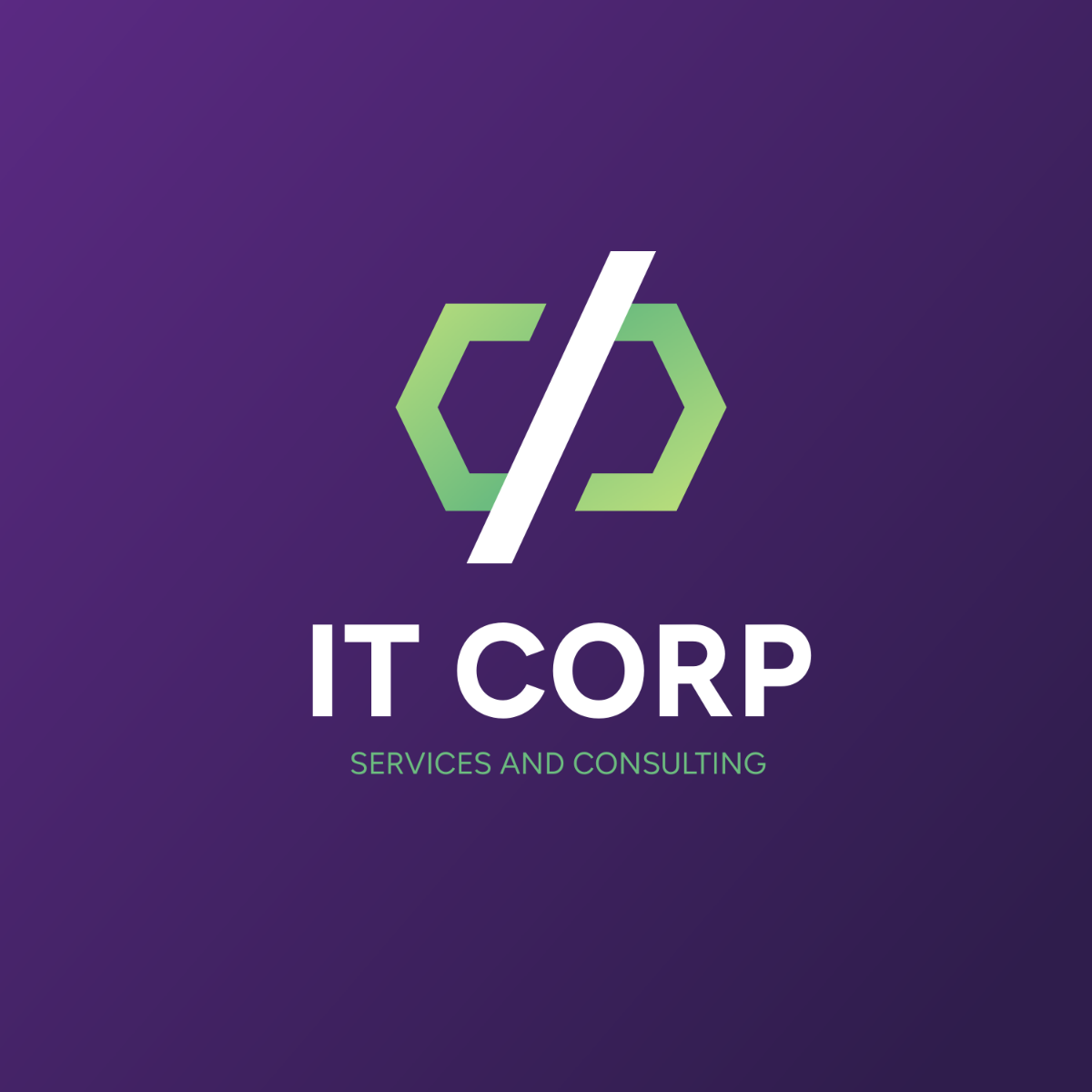 IT Software Development & Customization Logo Template