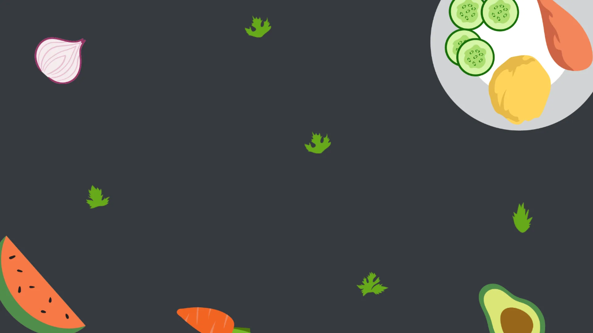 Free Food Background Presentation Template to Edit Online