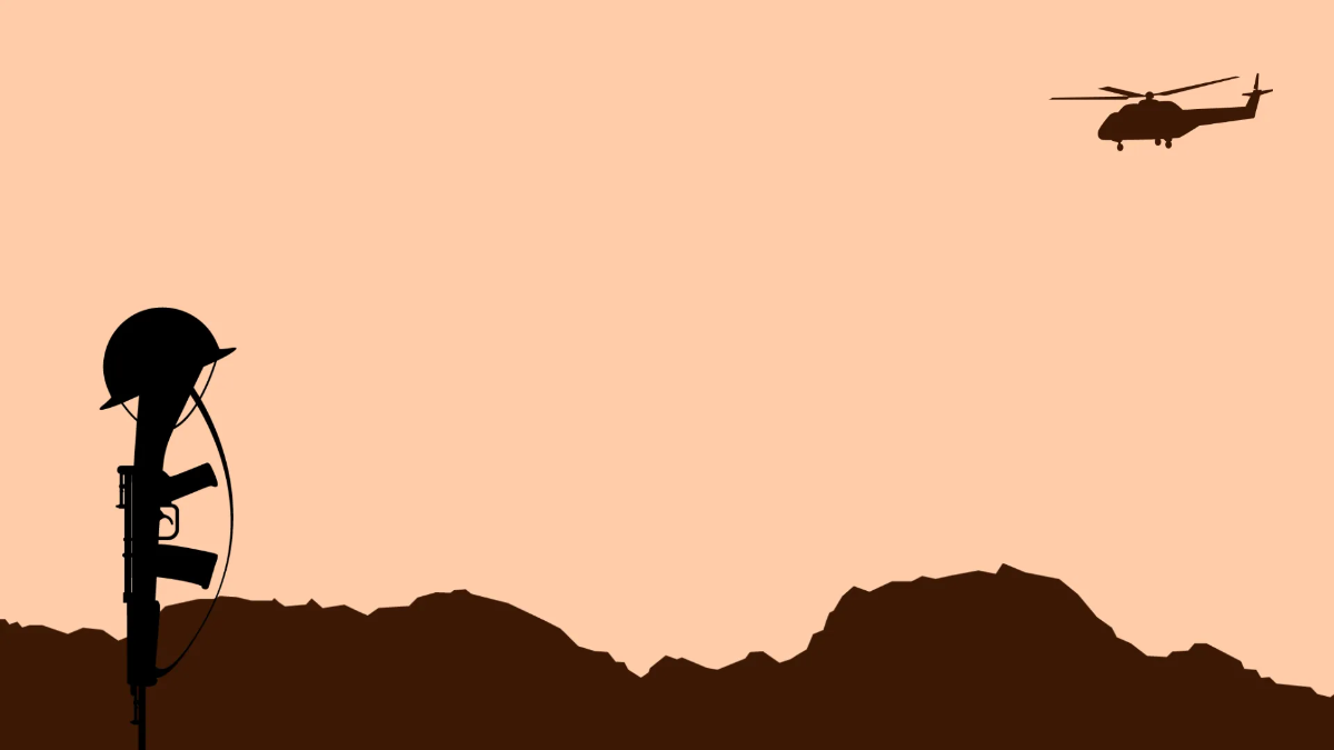 Free War Background Presentation Template to Edit Online