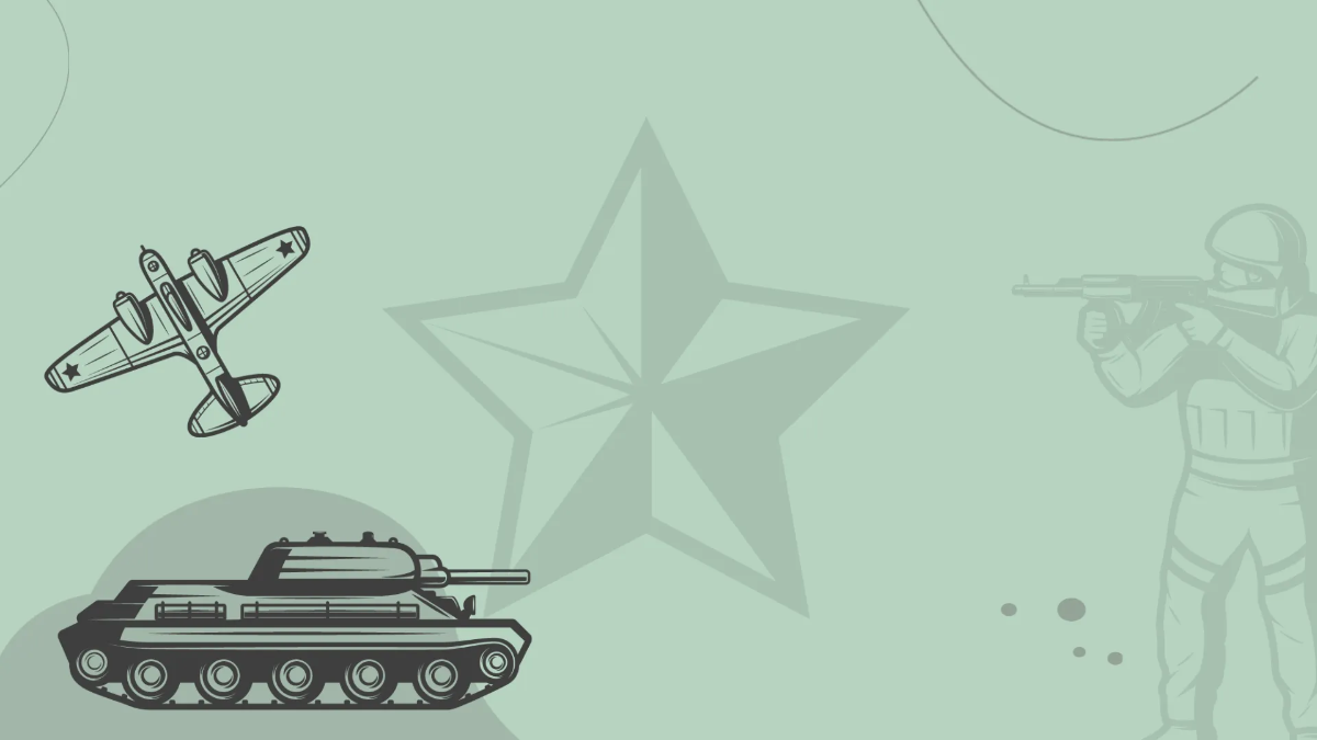 Free War Background Presentation Template to Edit Online