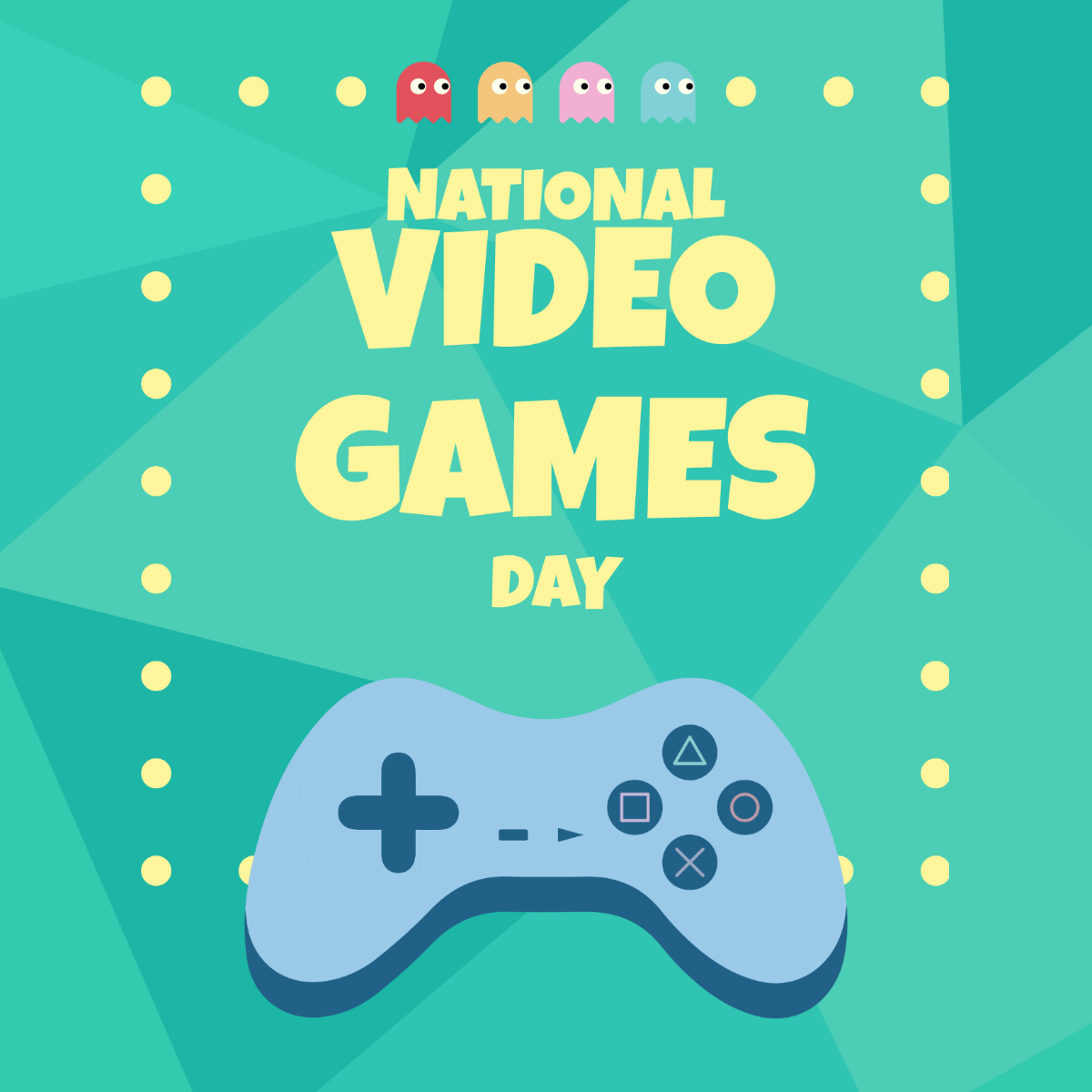 Free National Video Games Day Instagram Post Template