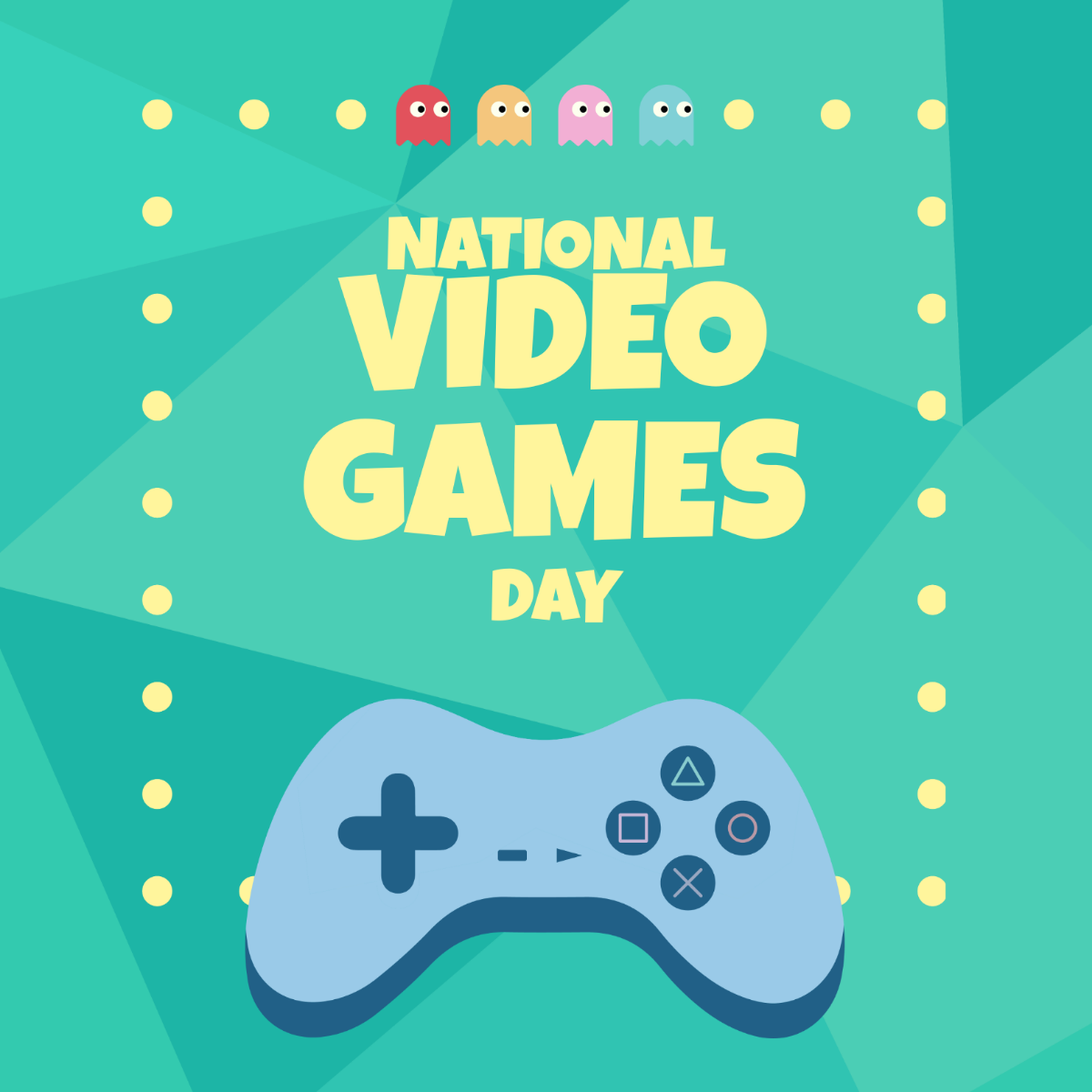 Free National Video Games Day LinkedIn Post Template