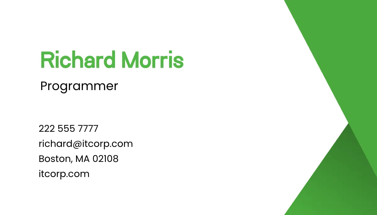 Free IT Network Management & Optimization Business Card Template to Edit Online