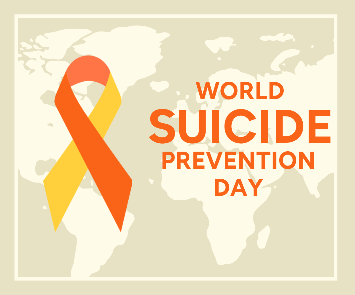 Free World Suicide Prevention Day Ad Banner Template