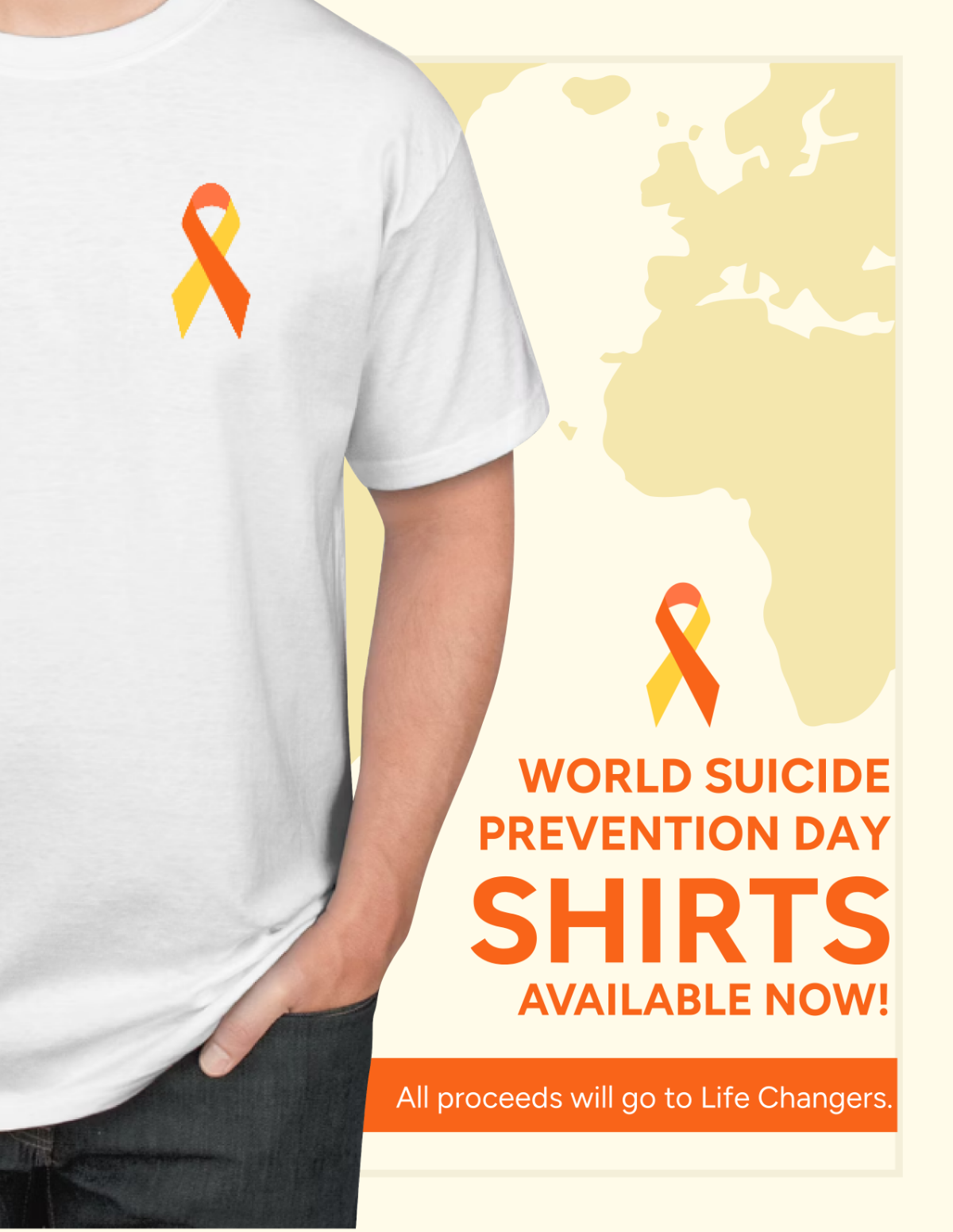 Free World Suicide Prevention Day Sales Flyer Template