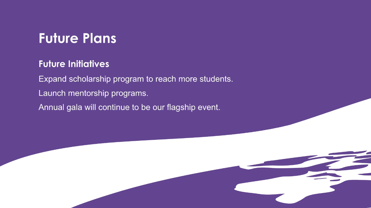 Free Nonprofit Organization Post-Event Results Presentation Template to Edit Online