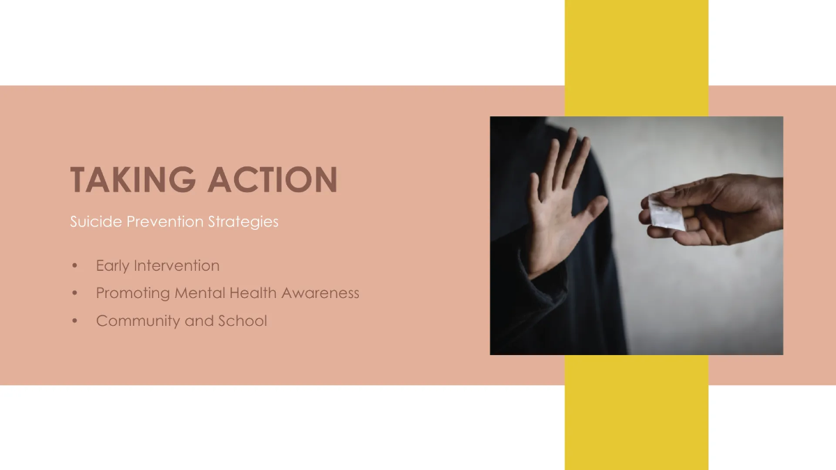 Free World Suicide Prevention Day Presentation Template to Edit Online