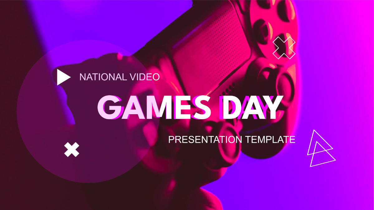  National Video Games Day Presentation Template