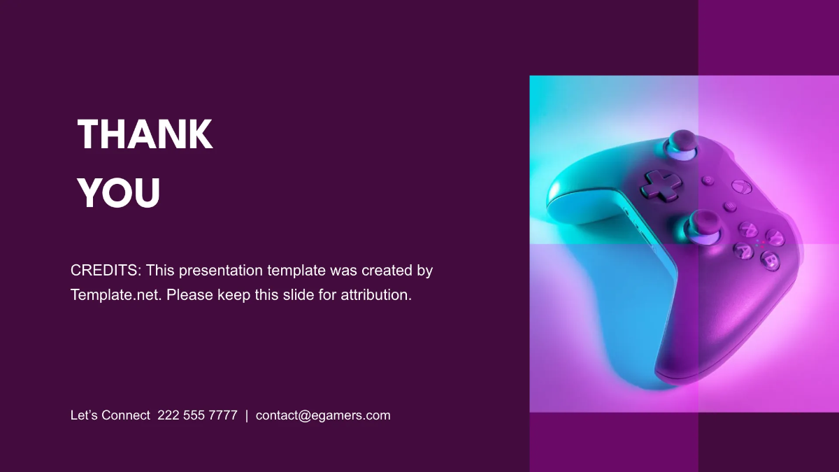 Free National Video Games Day Presentation Template to Edit Online