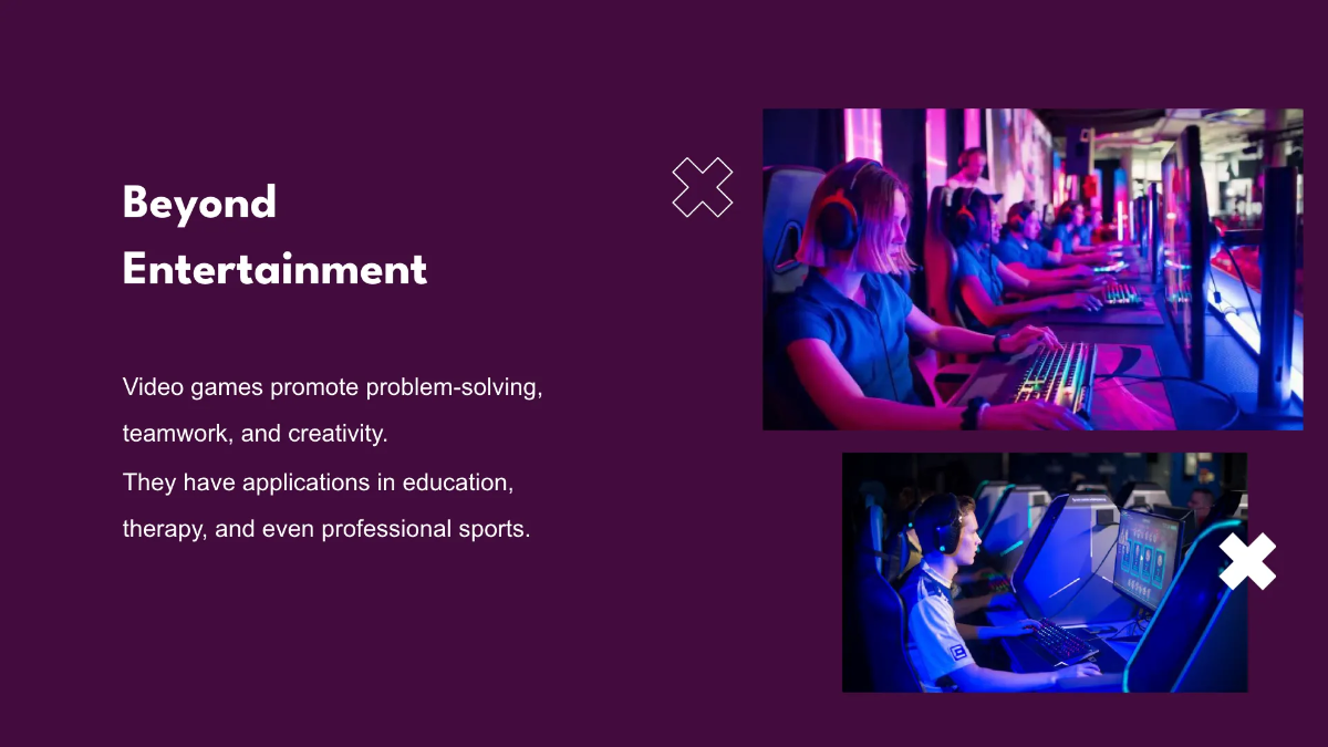 Free National Video Games Day Presentation Template to Edit Online