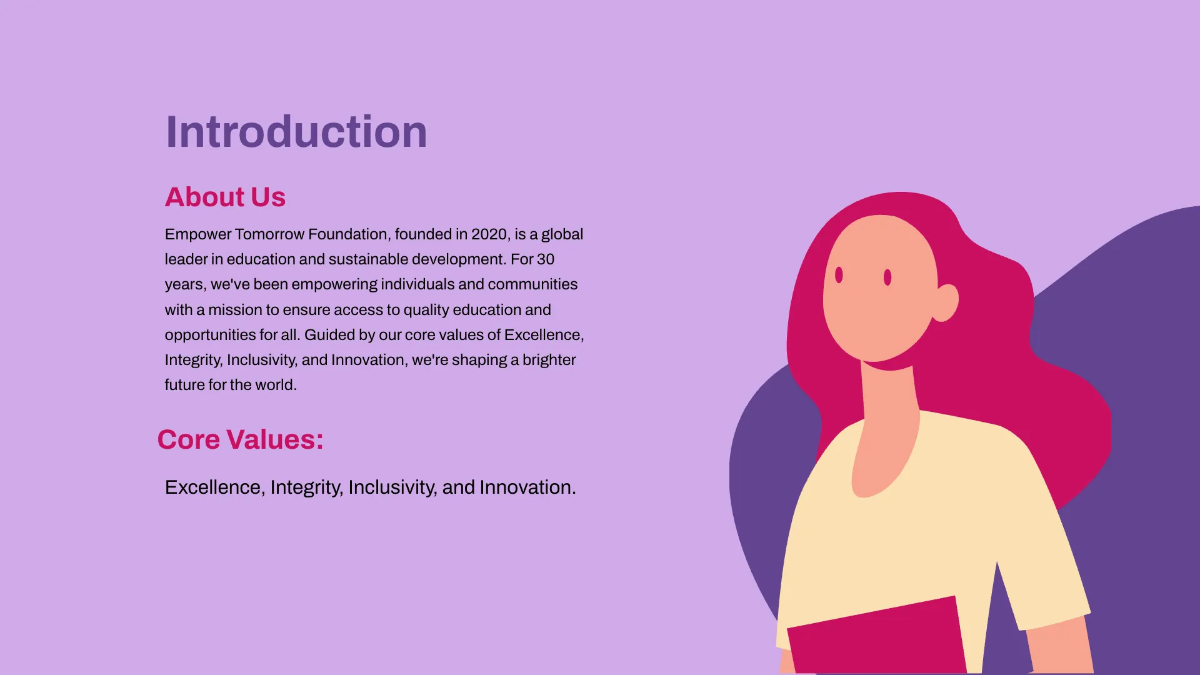 Free Nonprofit Organization PowerPoint Presentation Template to Edit Online