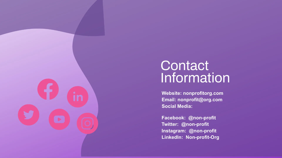 Free Nonprofit Organization PowerPoint Presentation Template to Edit Online