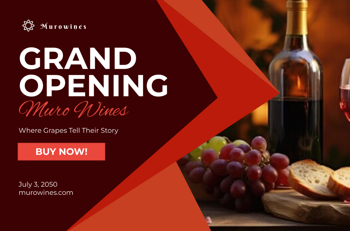 Grand Opening Banner Layout Template