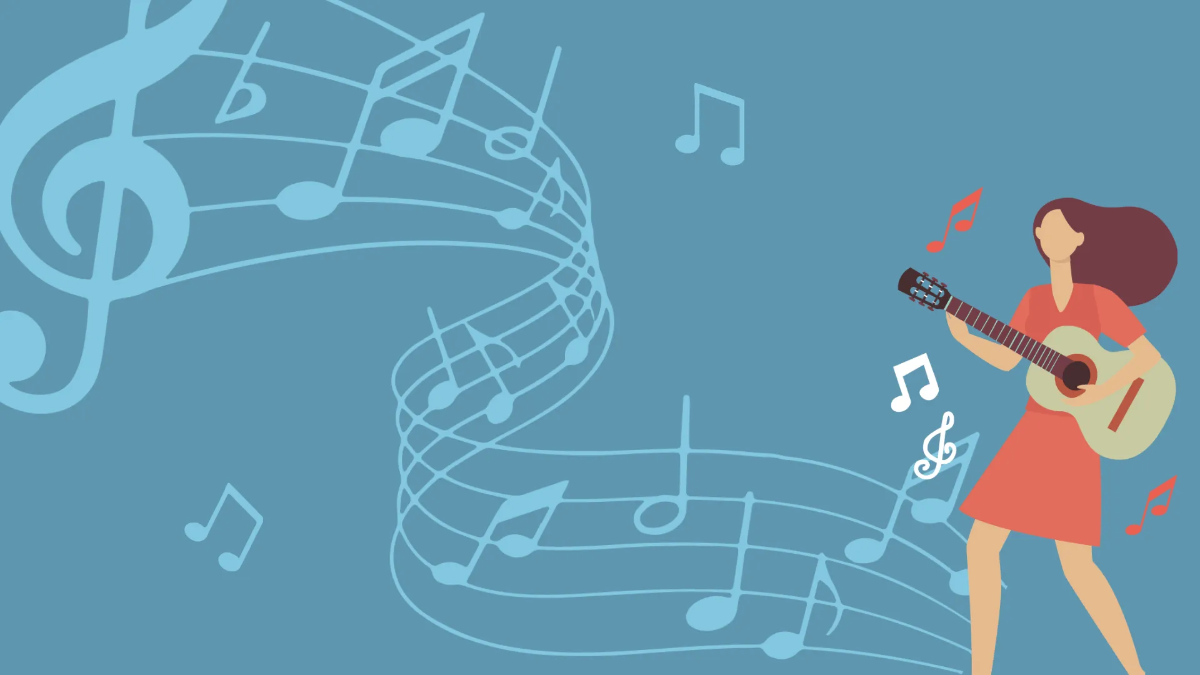 Free Music Background Template to Edit Online