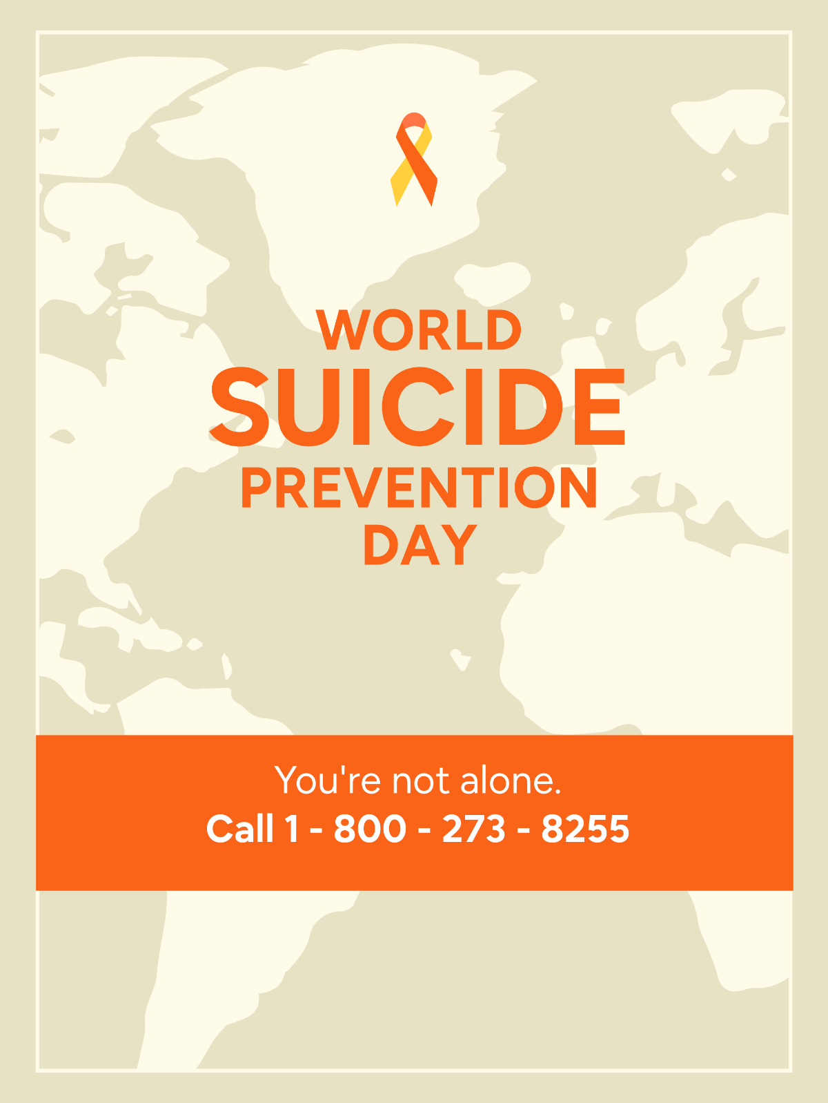 Free World Suicide Prevention Day Threads Post Template