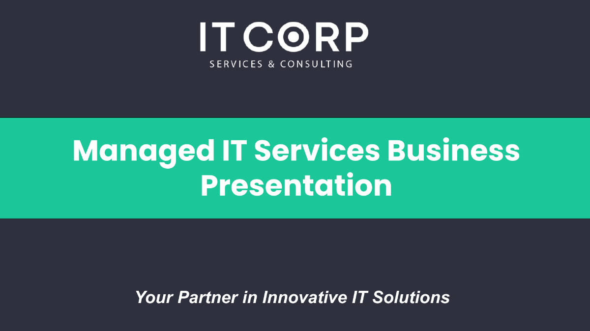 Managed IT Services Business Presentation Template