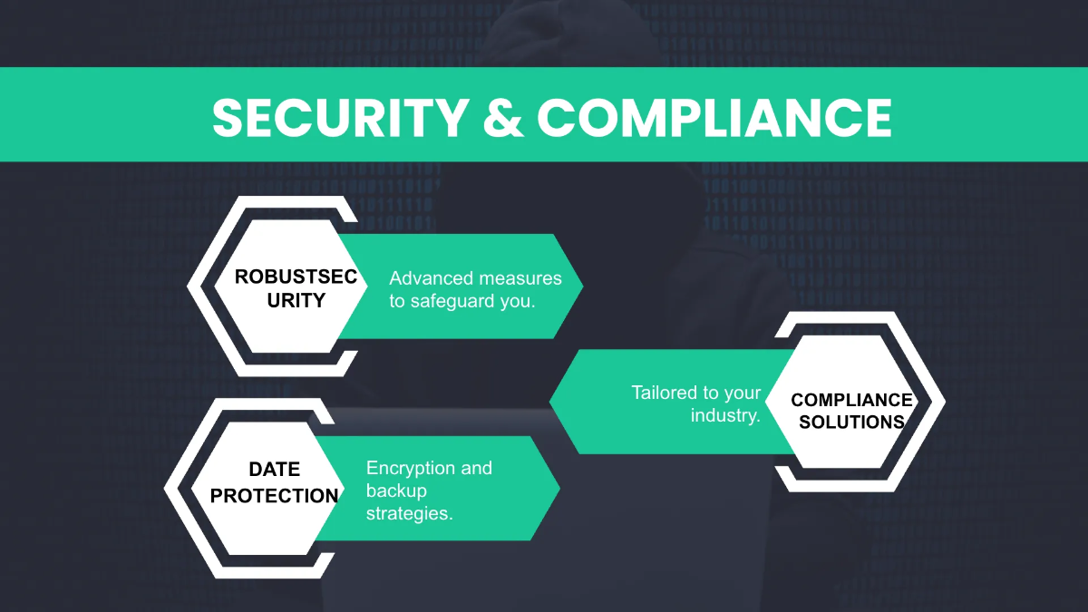 Free Managed IT Services Business Presentation Template to Edit Online