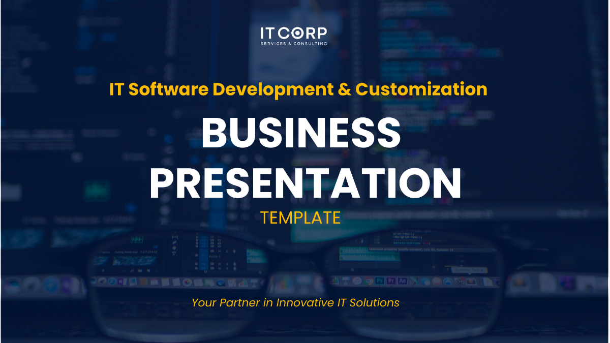 IT Software Development & Customization Business Presentation Template