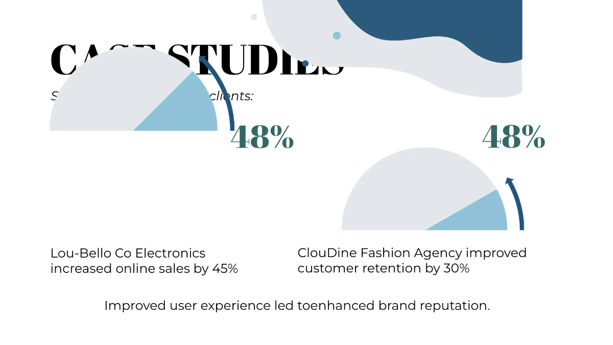 Free IT E-Commerce Solutions Business Presentation Template to Edit Online