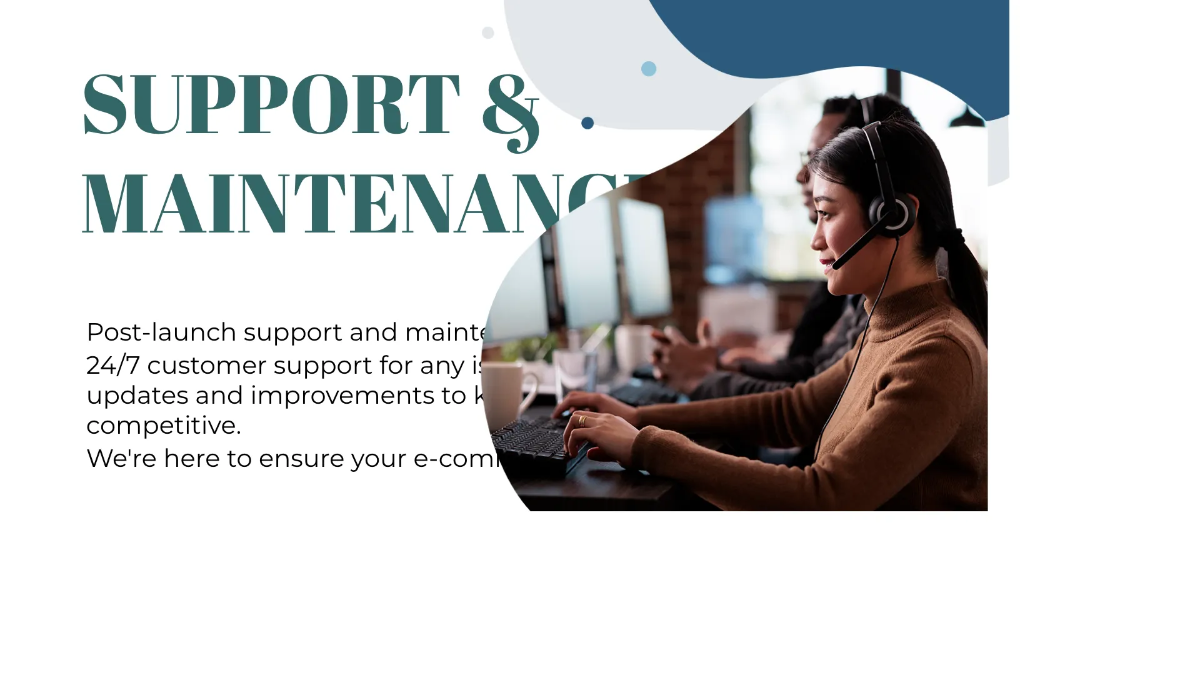 Free IT E-Commerce Solutions Business Presentation Template to Edit Online