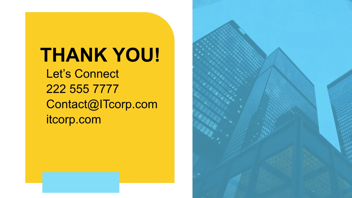 Free IT Network Management & Optimization Business Presentation Template to Edit Online