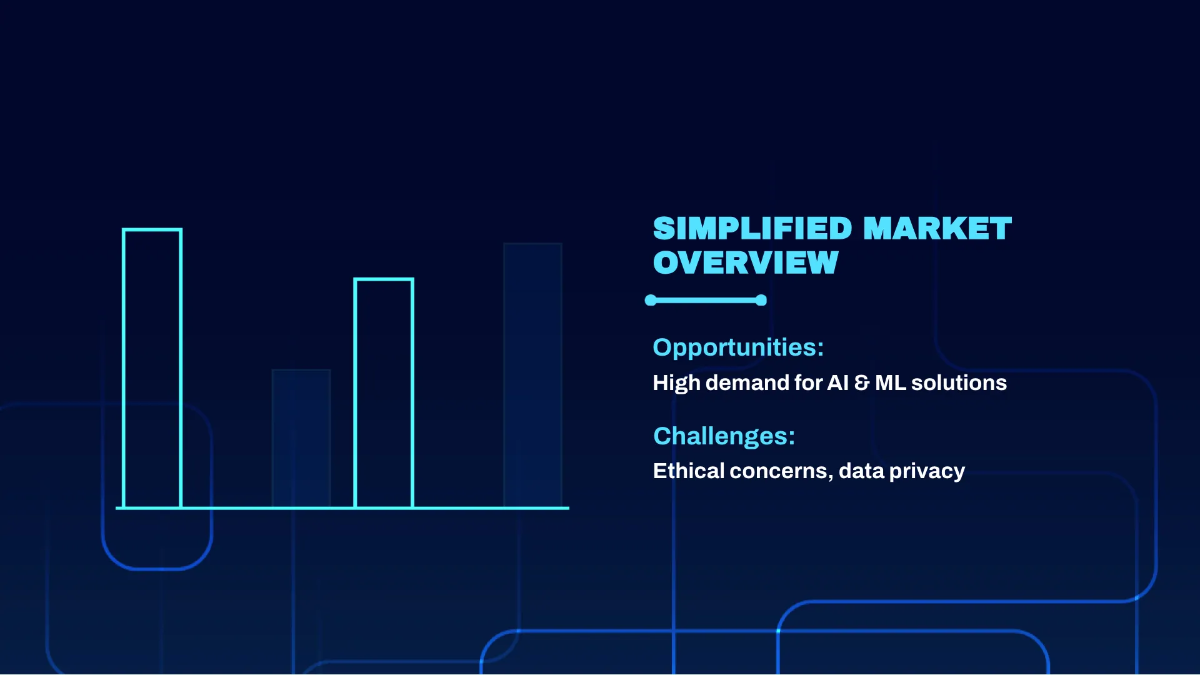 Free IT AI & Machine Learning Services Business Presentation Template to Edit Online