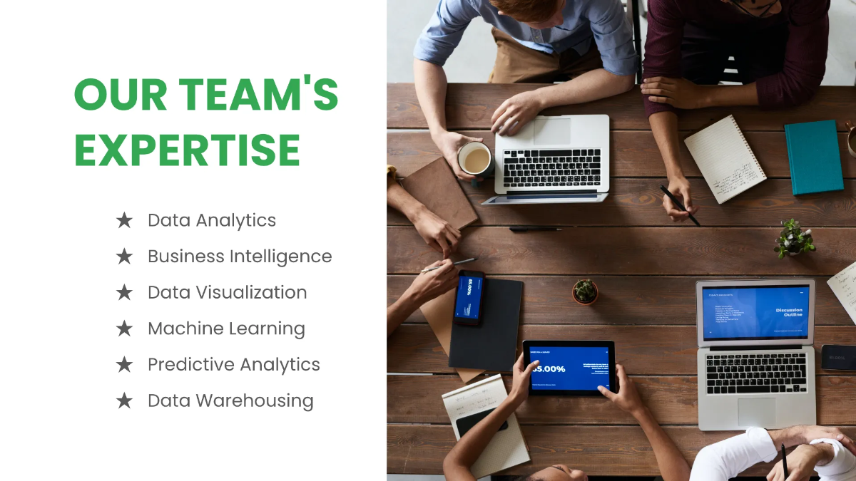 Free IT Business Intelligence & Analytics Consulting Business Presentation Template to Edit Online