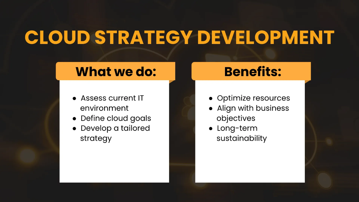 Free IT Cloud Consulting & Implementation Business Presentation Template to Edit Online