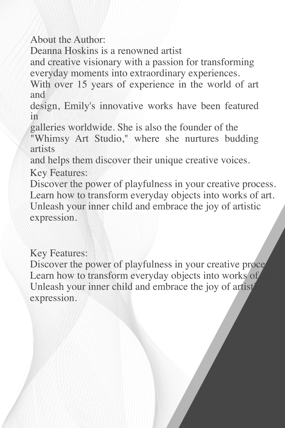 Free Two Side Book Cover Template to Edit Online