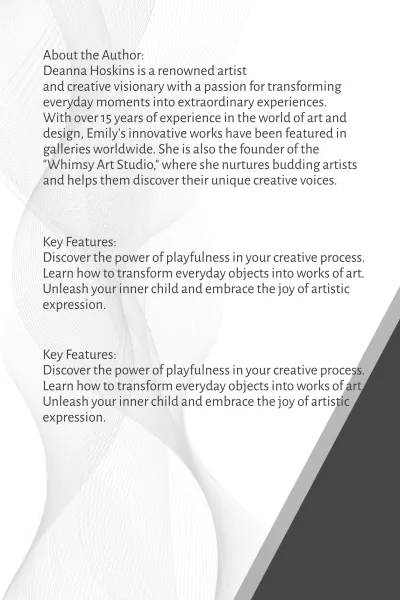 Free Two Side Book Cover Template to Edit Online