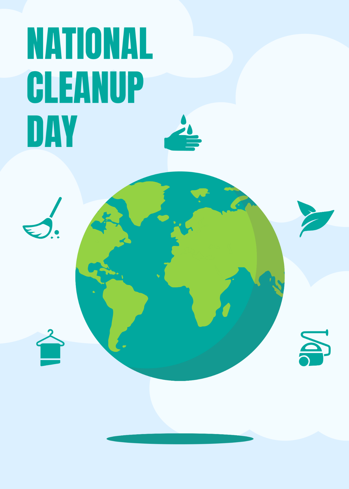 National CleanUp Day Greeting Card