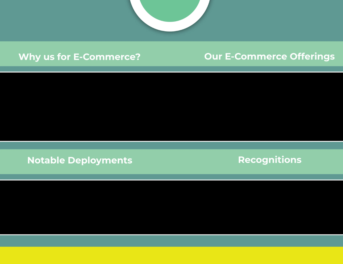 Free IT E-Commerce Solutions Company Profile Digital Brochure Template to Edit Online