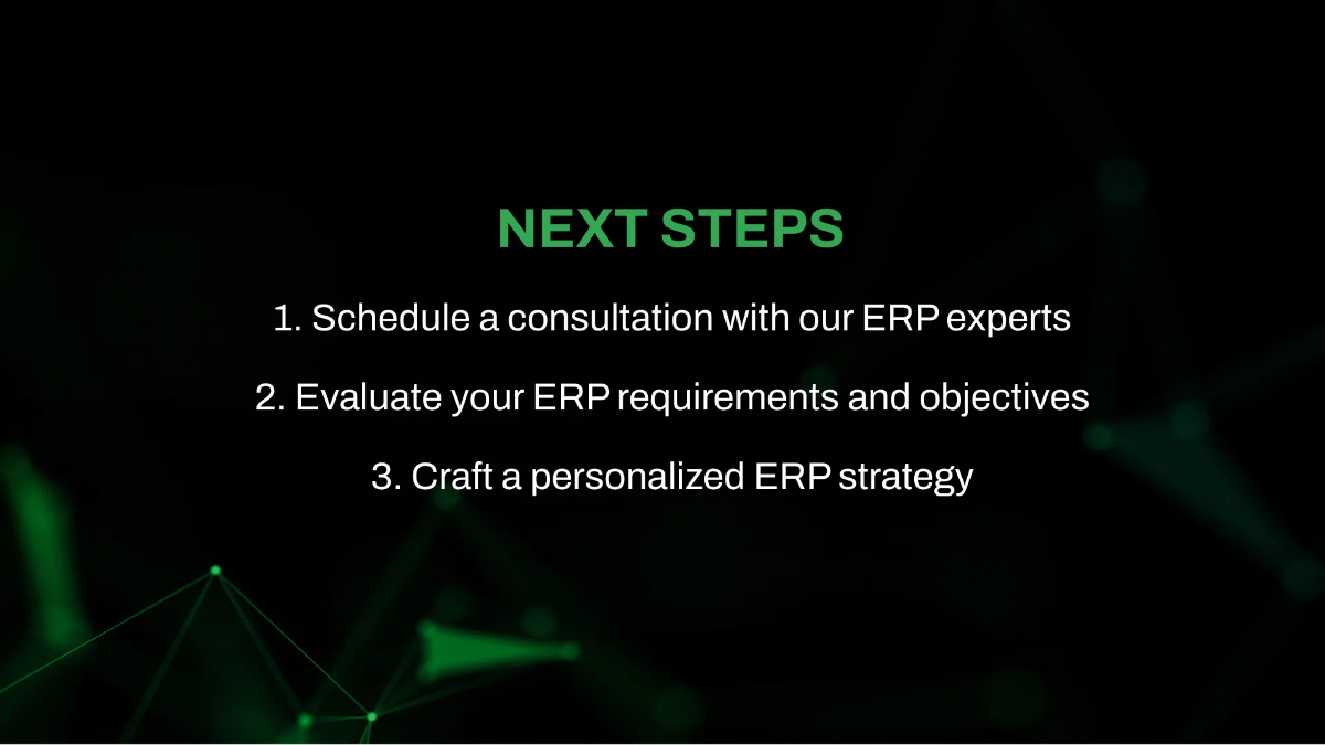 Free IT ERP Services & Consulting Business Presentation Template to Edit Online