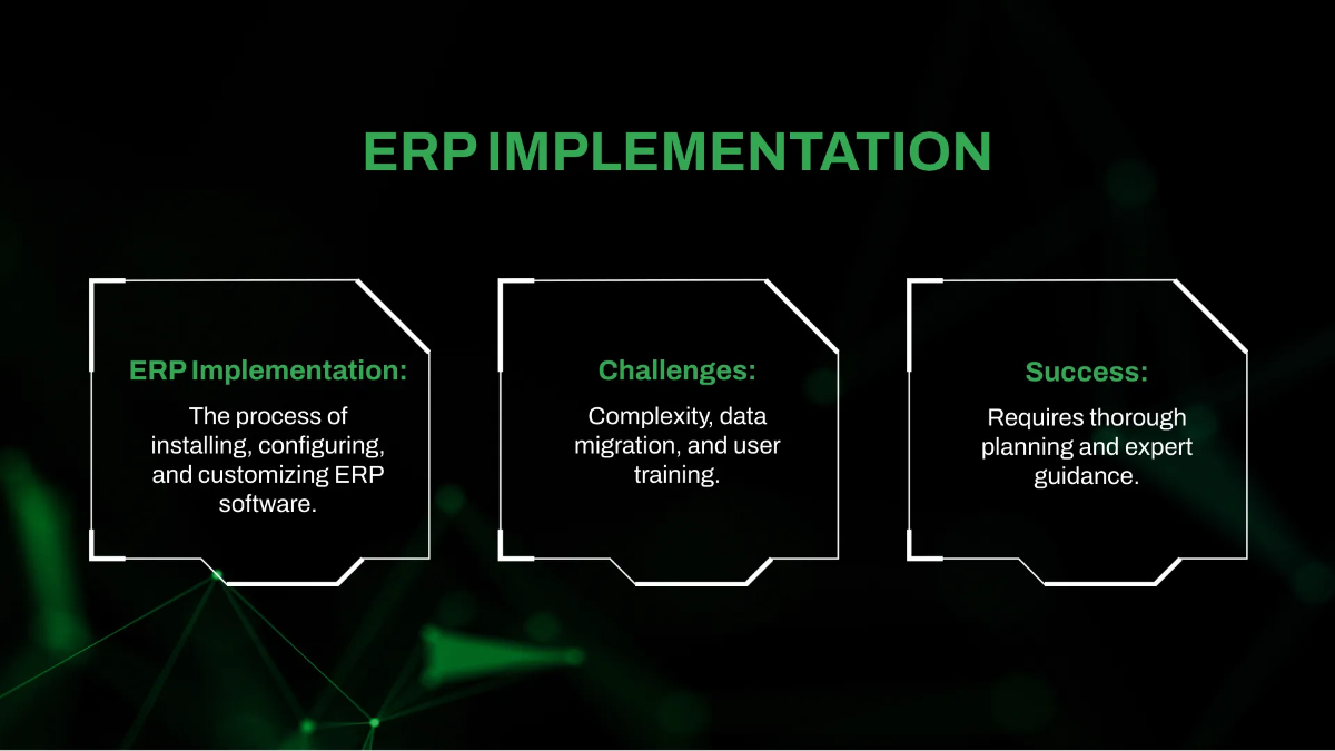 Free IT ERP Services & Consulting Business Presentation Template to Edit Online