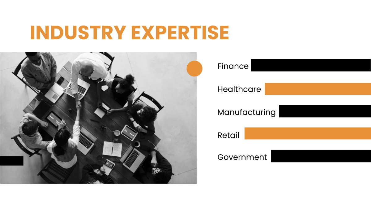 Free IT Strategy & Management Consulting Business Presentation Template to Edit Online