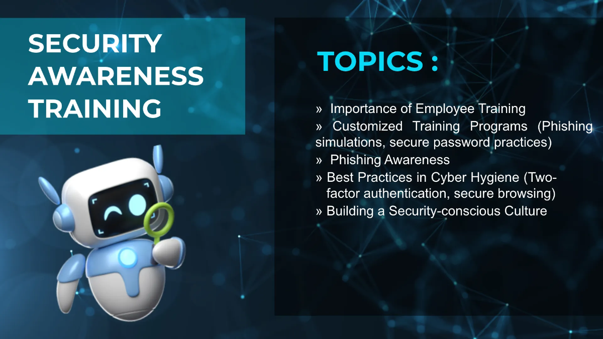 Free IT Cybersecurity Services Business Presentation Template to Edit Online