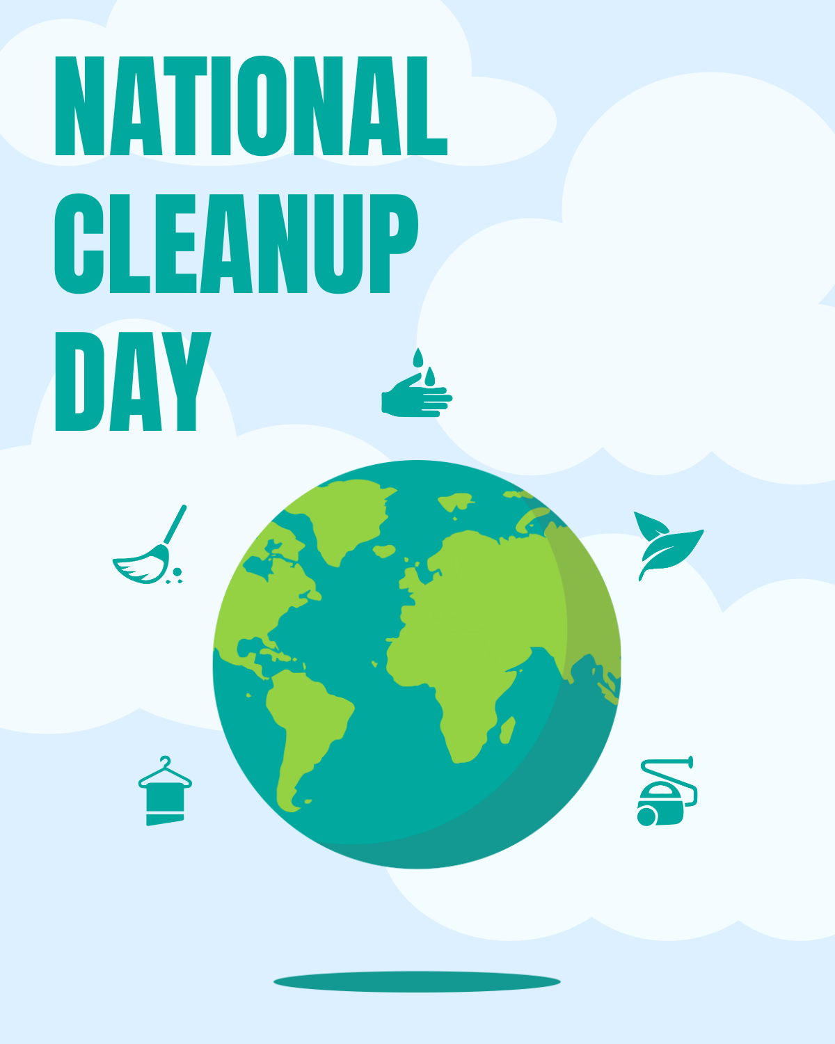 National CleanUp Day Facebook Post Template